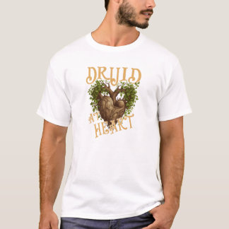 Druid at Heart design voor TTRPG fans T-shirt