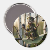 Druid Bard Fae in Poetic Mood Magneet (Voorkant / Achterkant)