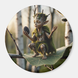 Druid Bard Fae in Poetic Mood Magneet