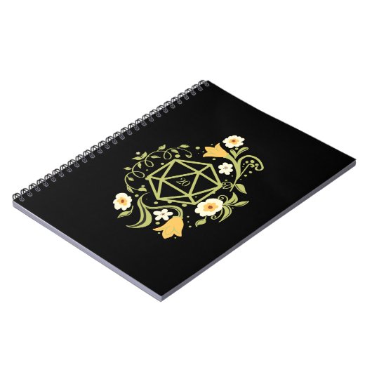Druid D20 Planten en bloemen tablet RPG Notitieboek (Linkerzijde)