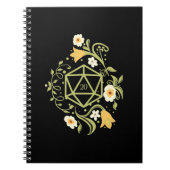 Druid D20 Planten en bloemen tablet RPG Notitieboek (Voorkant)