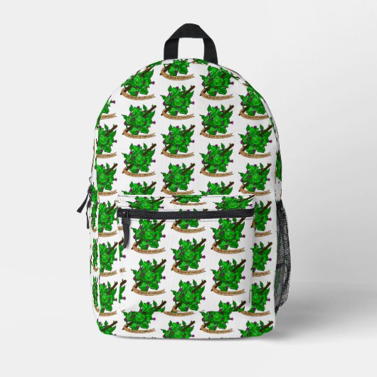 Druid Dice Design Bedrukte Rugzak (Voorkant)