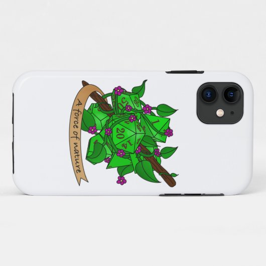 Druid Dice Design Case-Mate iPhone Case (Achterkant (horizontaal))