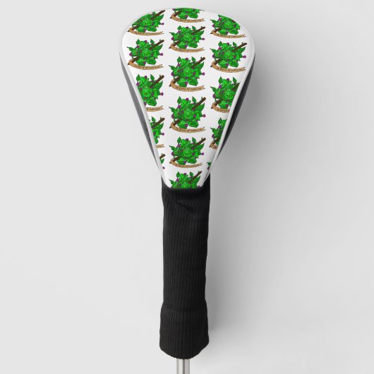 Druid Dice Design Golfheadcover (Voorkant)