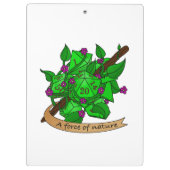Druid Dice Design Klembord (Achterkant)