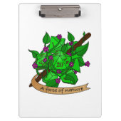 Druid Dice Design Klembord (Voorkant)