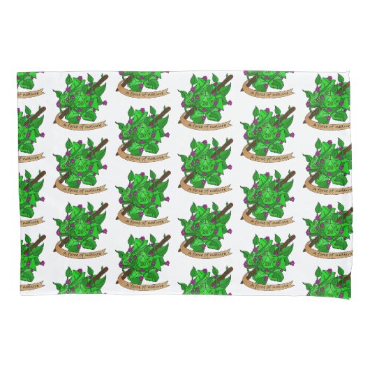 Druid Dice Design Kussensloop (Voorkant)
