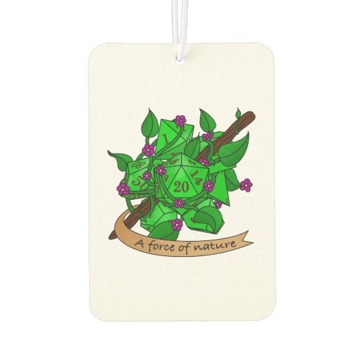 Druid Dice Design Luchtverfrisser (Achterkant)