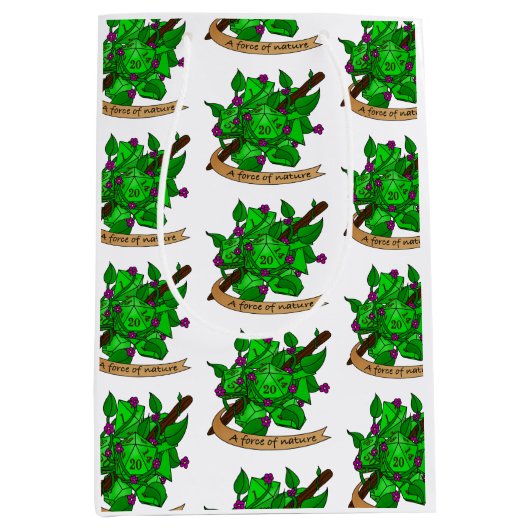 Druid Dice Design Medium Cadeauzakje (Voorkant)