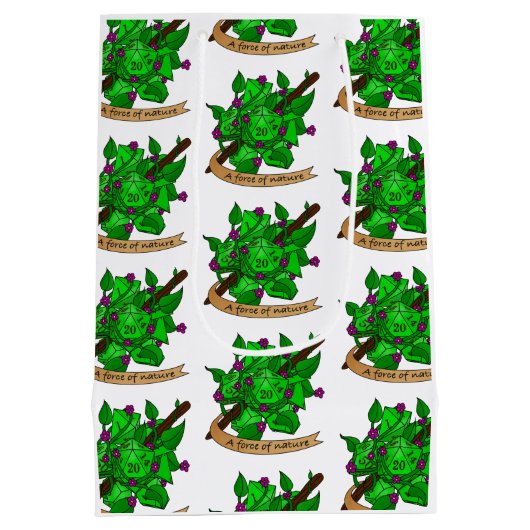 Druid Dice Design Medium Cadeauzakje (Achterkant)