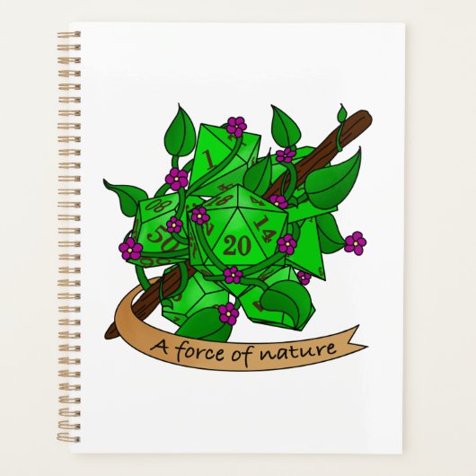 Druid Dice Design Planner (Voorkant)
