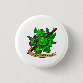 Druid Dice Design Ronde Button 3,2 Cm