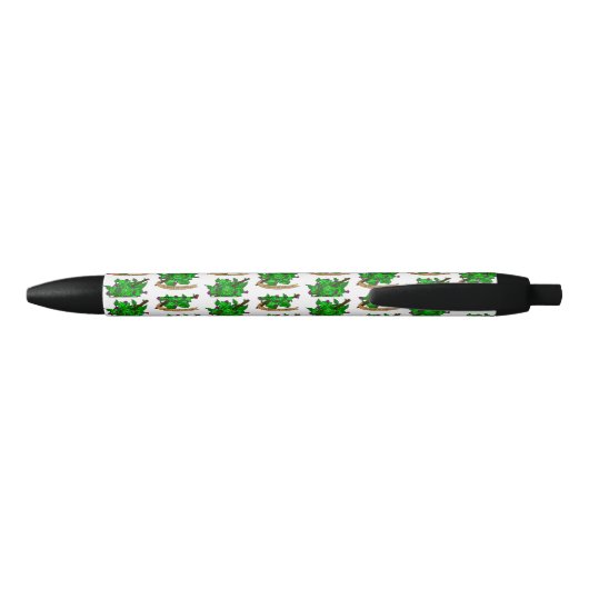 Druid Dice Design Zwarte Inkt Pen (Achterkant)