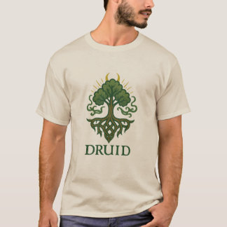 Druid — Guardião da Natureza e Magia Selvagem T-shirt