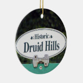 Druid Hills, Druid Hills Atlanta, Druid Hills Keramisch Ornament (Rechts)