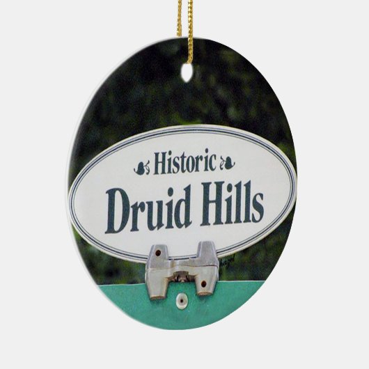 Druid Hills, Druid Hills Atlanta, Druid Hills Keramisch Ornament (Rechts)