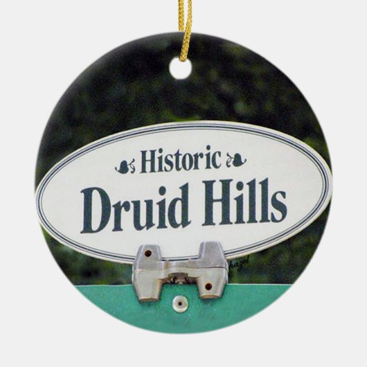 Druid Hills, Druid Hills Atlanta, Druid Hills Keramisch Ornament (Voorkant)