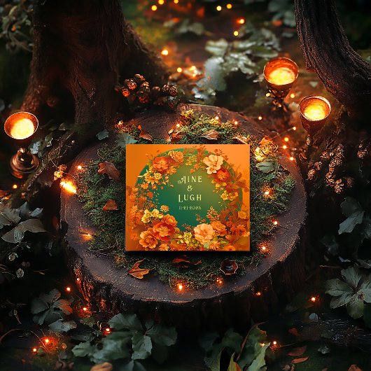 Druid Hills Gold Foil Wedding Guest Book Gastenboek