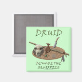 Druid: Let op de eekhoorns Magneet (Voorkant / Achterkant)