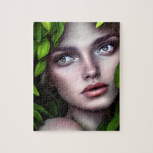Druid Natuur Goddess Woman fantasy art Legpuzzel (Verticaal)