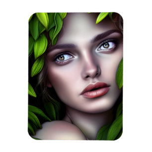 Druid Natuur Goddess Woman fantasy art Magneet