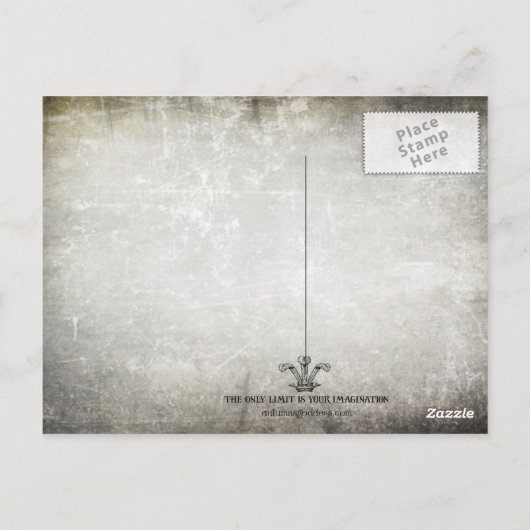 Druid Priestess Briefkaart (Achterkant)