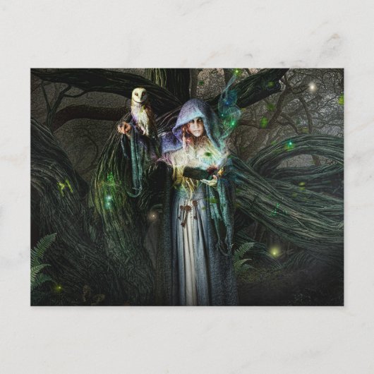 Druid Priestess Briefkaart (Voorkant)