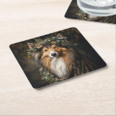 Druid Sheltie Onderzetter (Schuin)