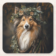 Druid Sheltie Onderzetter