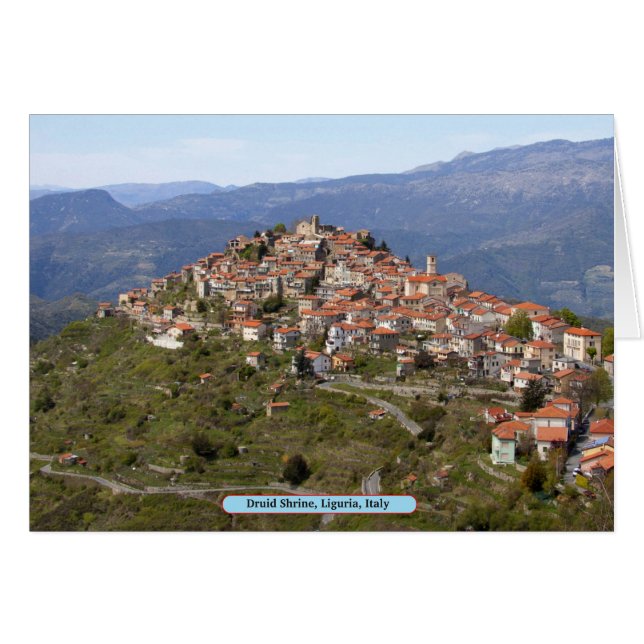 Druid Shrine, Liguria, Italië (Voorkant Horizontaal)