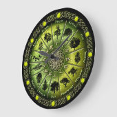 Druid tree-kalenderklok grote klok (Hoek)