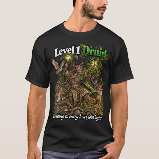 Druid voor beginners t-shirt (Voorkant)