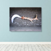 Druida, bolline, druid, hoz, wicca canvas afdruk (Insitu (Houten vloer))