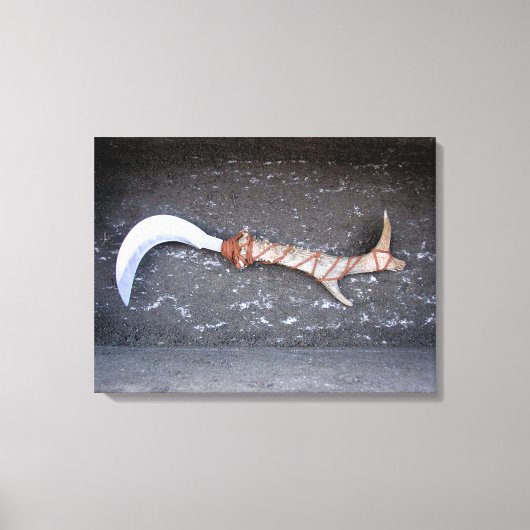 Druida, bolline, druid, hoz, wicca canvas afdruk (Voorkant)