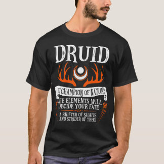 Druïde de kampioen van de Natuur - Dungeons Dragon T-shirt