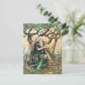 Druïde Keltische wijze priester van Natuur Briefkaart (Staand voorkant)
