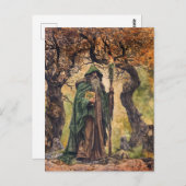 Druïde Keltische wijze priester van Natuur Briefkaart (Voorkant / Achterkant)