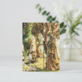 Druïde Keltische wijze priester van Natuur Briefkaart (Staand voorkant)