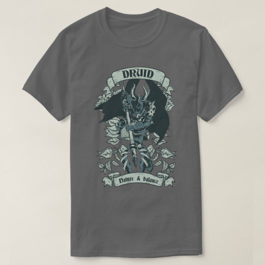 Druïde klasse t-shirt (Design voorkant)