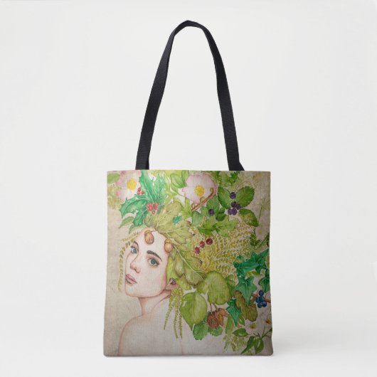Druïde mooie waterverf tote bag (Voorkant)
