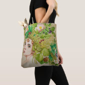 Druïde mooie waterverf tote bag (Dichtbij)