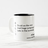 Druïde poëzie in de Mok Arthouse (Voorkant links)