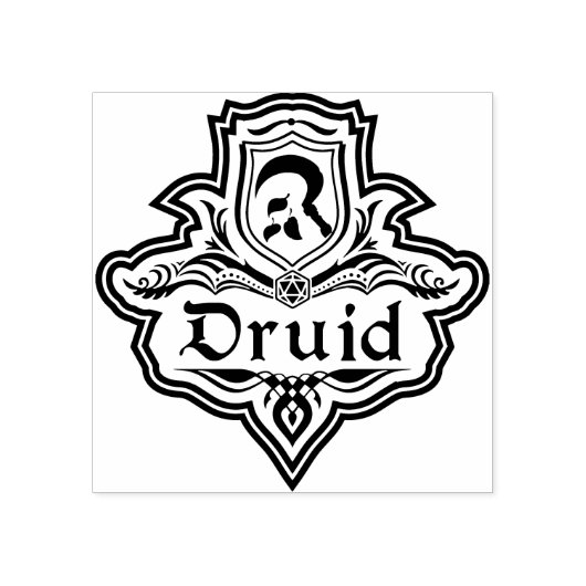 Druïde Rubberstempel (Afrduk)