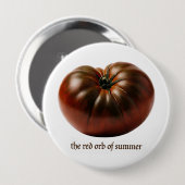 Druïde Tomaat van Zomerfeest Grote Badge Ronde Button 4,0 Cm (Voorkant /achterkant)