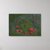 Druïden D20 Canvas Afdruk (Voorkant)