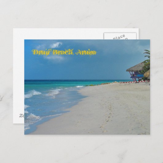 Druif Beach Aruba Briefkaart (Voorkant / Achterkant)