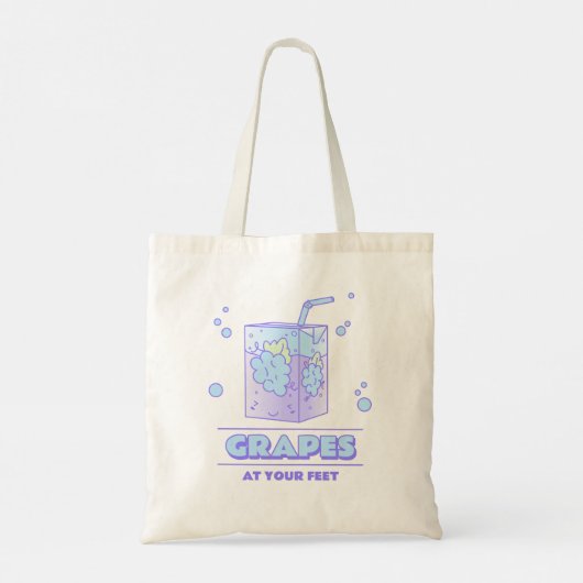 Druif Escape Kawaii esthetisch Tote Bag (Achterkant)
