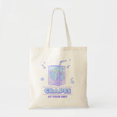Druif Escape Kawaii esthetisch Tote Bag (Voorkant)