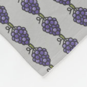 druif fleece deken (Hoek)