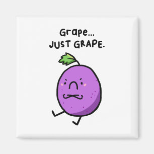 Druif, gewoon druif zure druif Pun magneet